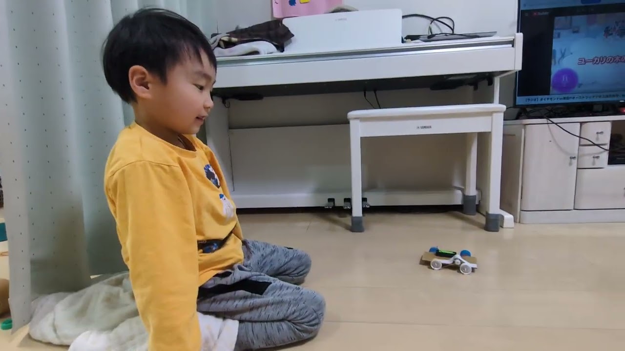 【6歳の工作】ついに動く車を作るように なりました！　#年長さん