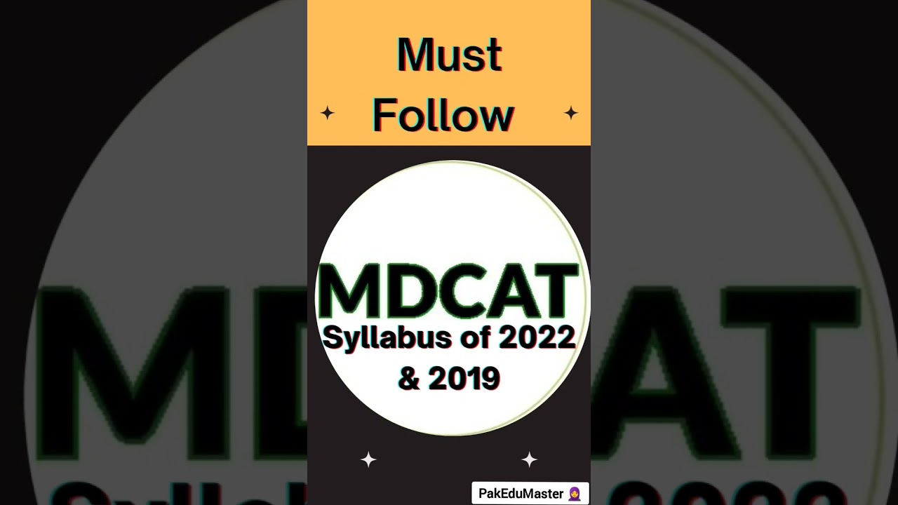 MDCAT 2023 Syllabus | Important Tips for preparing MDCAT 2023. 