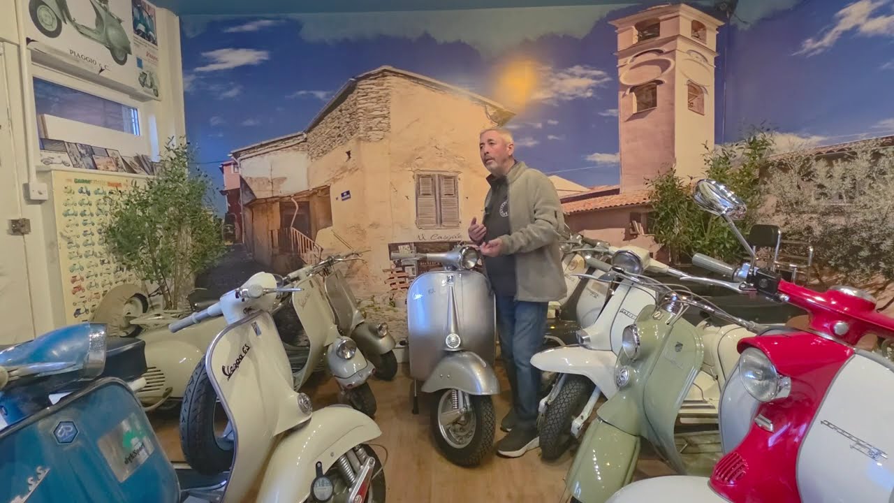 Vespa/Lambretta restoration prosses - YouTube