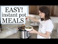 EXTREMELY EASY AND AFFORDABLE INSTANT POT MEALS // WHAT'S FOR DINNER?