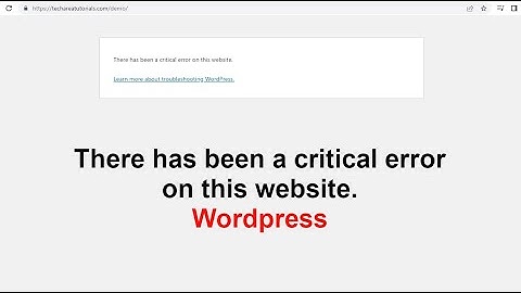 (100% FIXED) - WordPress (There has been a critical error on this website) error fix using cPanel