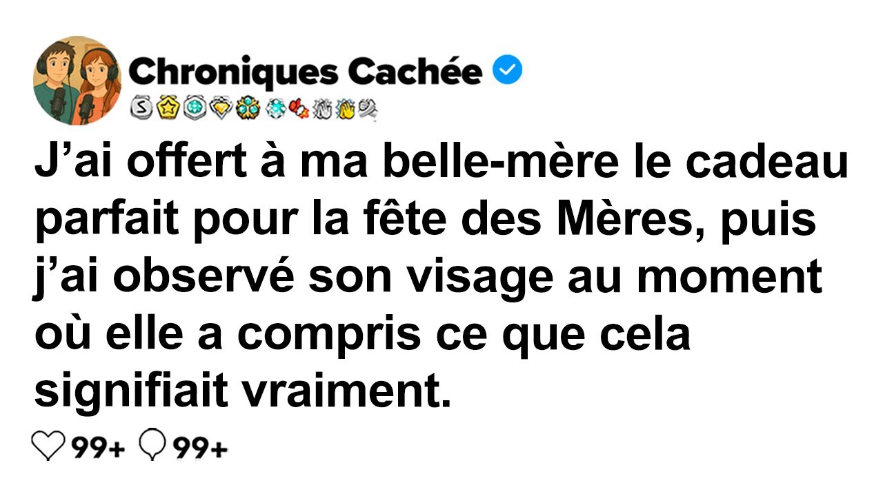 [HISTOIRE COMPLÈTE] J’ai offert un cadeau à ma belle-mère et vu son visage quand elle a compris.