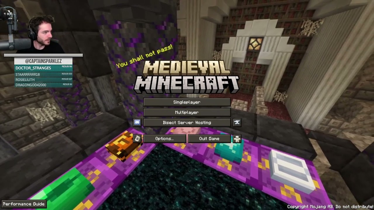 CaptainSparklez “Medieval Minecraft w/ Mark Ep. 14" Cut Clips