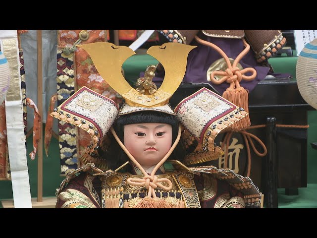 端午の節句を前に 100以上の五月人形を一堂に展示 香川・観音寺市