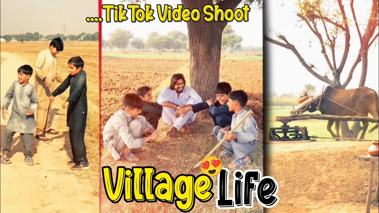 TikTok Video Shoot In Village Style😍/Mere Dost Ka Accident Ho Gya🥺