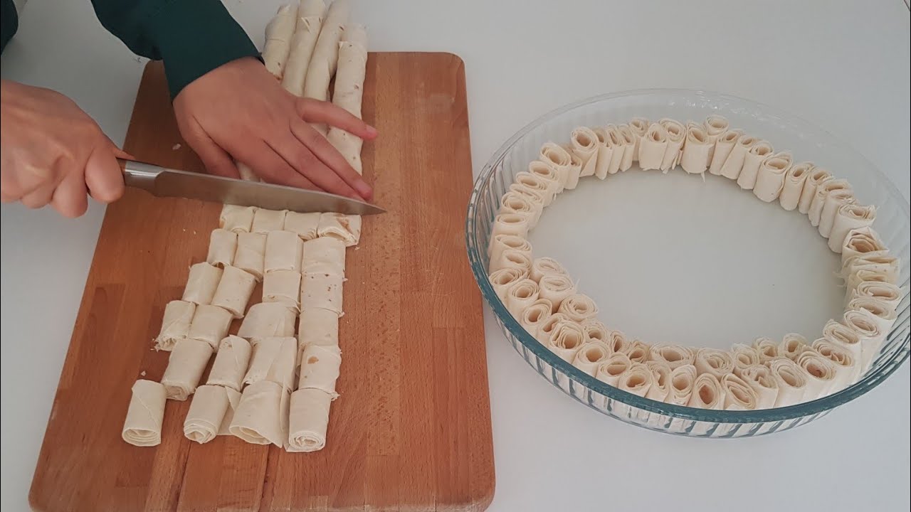 HAZIR YUFKADAN ÖYLE BİR YEMEK YAPTIM Kİ ÇOK KOLAY VE LEZZETLİ OLDU????ADINI SİZ KOYUN✅