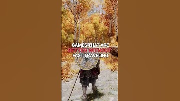 Games That Are Better Without Fast Traveling #shorts #gaming #rdr2 #ghostoftsushima #thewitcher3