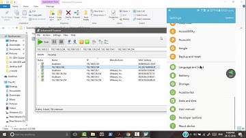 ping sweep with advance ip scanner