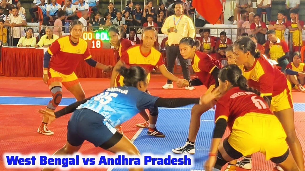 West Bengal vs Andhra Pradesh U18 National Kabaddi Championship Haridwar Uttarakhand