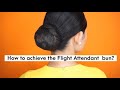 FLIGHT ATTENDANT HAIR TUTORIAL | shoulder/medium length hair
