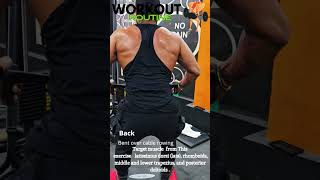 How to do Cable Bent Over Rowing#workout #fyp #shorts