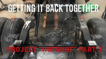 Shortening the driveshaft and getting "hotshot" ready for the bed 1983 chevy c30 squarebody