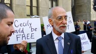 Cecily McMillan's Attorney Martin Stolar Making Statement To Media After Sentencing