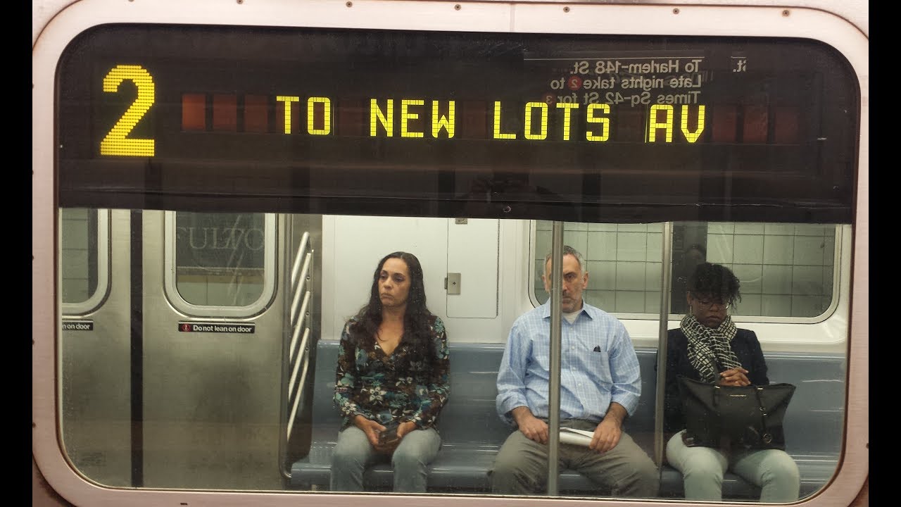 On Board New Lots Avenue Bound R142 (2) Train From Franklin Avenue to New Lots Avenue