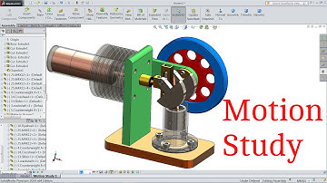 SolidWorks Tutorial Stirling Engine Animation