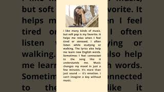 Shadowing Practice: The Music I Love 🎧💖 #english #englishshadowing #shorts screenshot 3