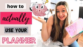 HOW TO ACTUALLY USE YOUR PLANNER AS A WORKING MOM | PLANNING TIPS 2021