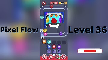 🎮 Pixel Flow Level 36 Walkthrough | Go Answer 🧩✨