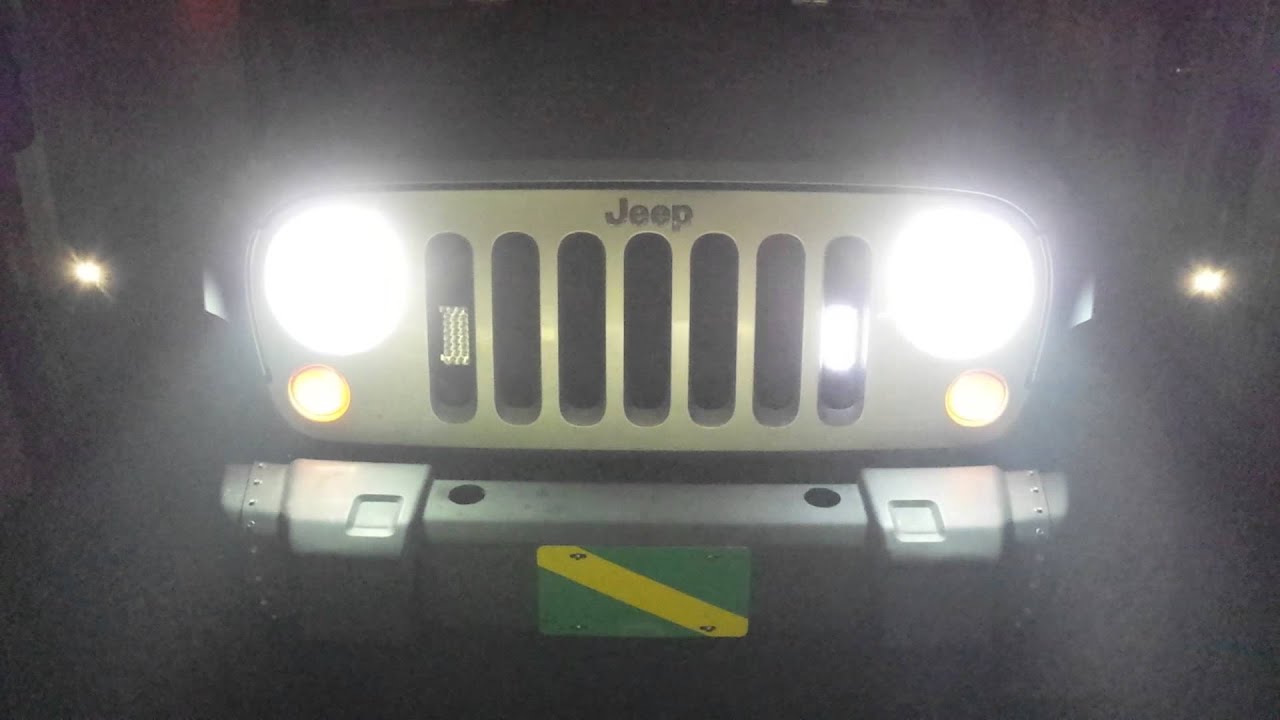 Strobe lights on Jeep JK YouTube