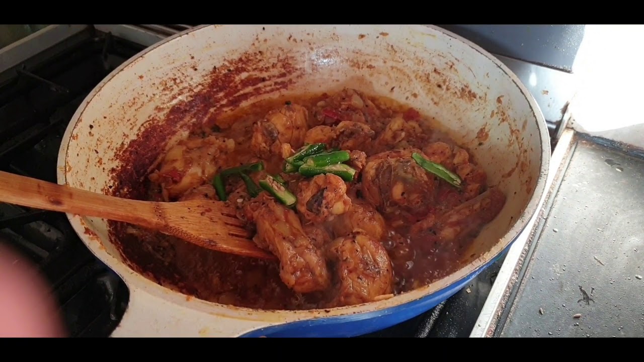 Peshawari chicken karahi black peppers without water. YouTube