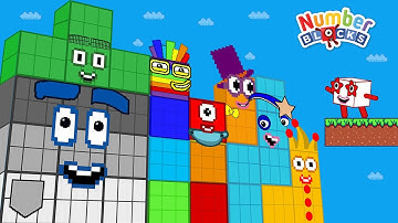 NEW Meta Numberblocks Tall Mix level up | Pattern Palace: Learn to count | Mario Animation