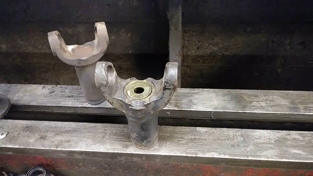 Homemade grease plug for slip yoke YouTube