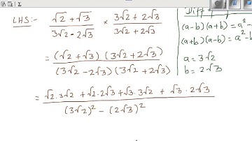 Simplifying surd form by rationalising the denominator