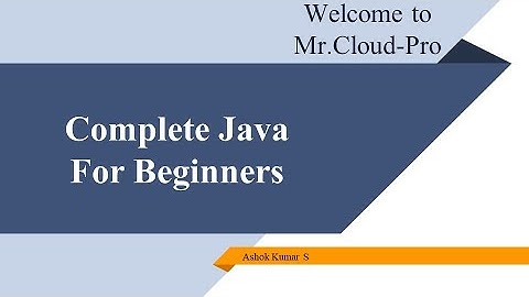 1 Java of Introduction