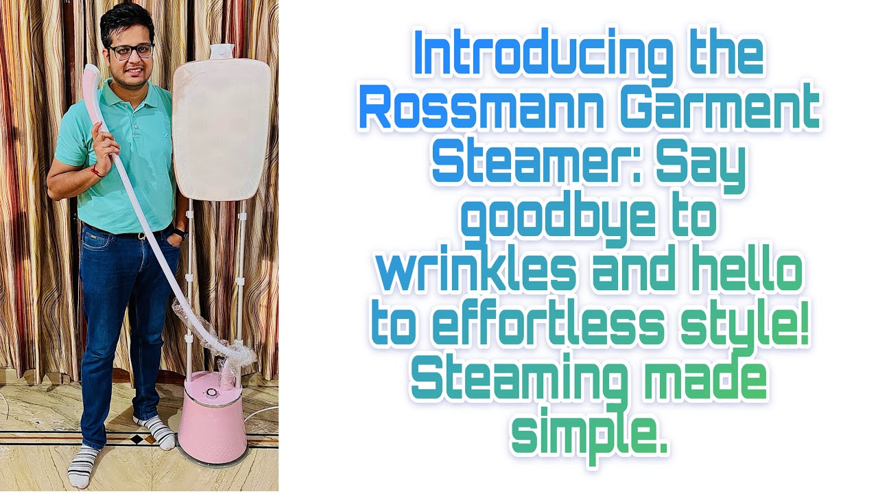 Rossmann Garment Steamer Professional 2000 W High Power 3 Way