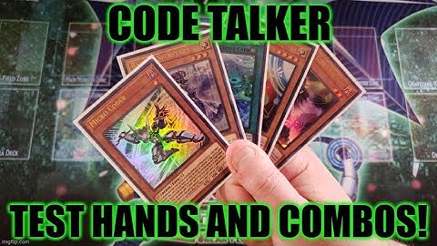 HOW TO PLAY A CODE TALKER DECK! TEST HANDS AND COMBOS! (FEBRUARY 2022) YUGIOH!