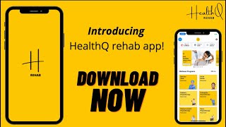 Introducing the HealthQ rehab app! screenshot 1
