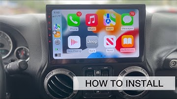 2011-2017 Jeep Wrangler 10” android head unit installation | m series