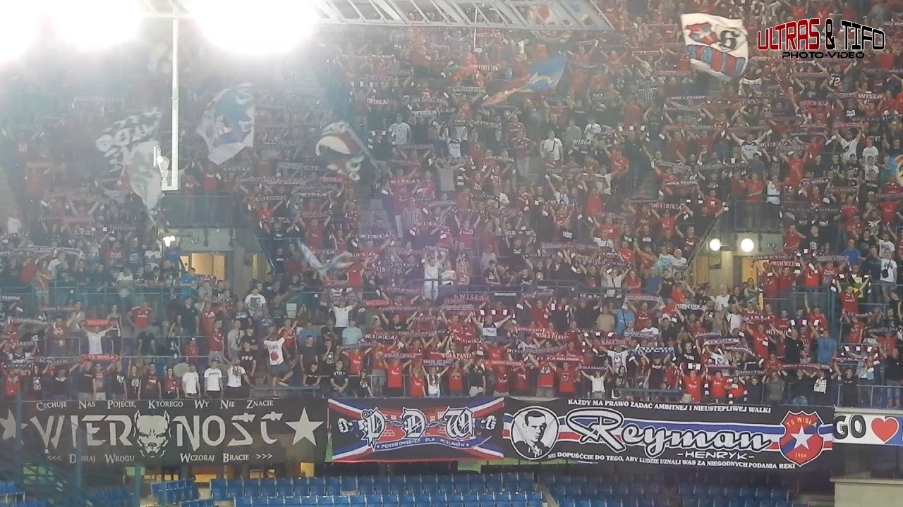 E: Wisła Kraków - Miedź Legnica [Wisła Fans]. 2018-07-27 football score