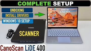 Canon Canoscan Lide 400 Setup, Unboxing, Install Drivers, Win 10 Setup & Scanning Review.