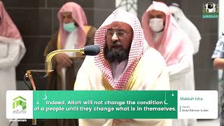Translation 23rd Jan 2022 Makkah 'Isha Sheikh Sudais