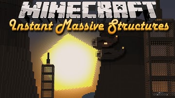 Instant Massive Structures 2 Mod! [Minecraft 1.9] (Install guide Included)