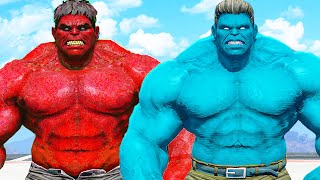 HULK SMASH | Incredible Red Hulk vs Blue Hulk - What If