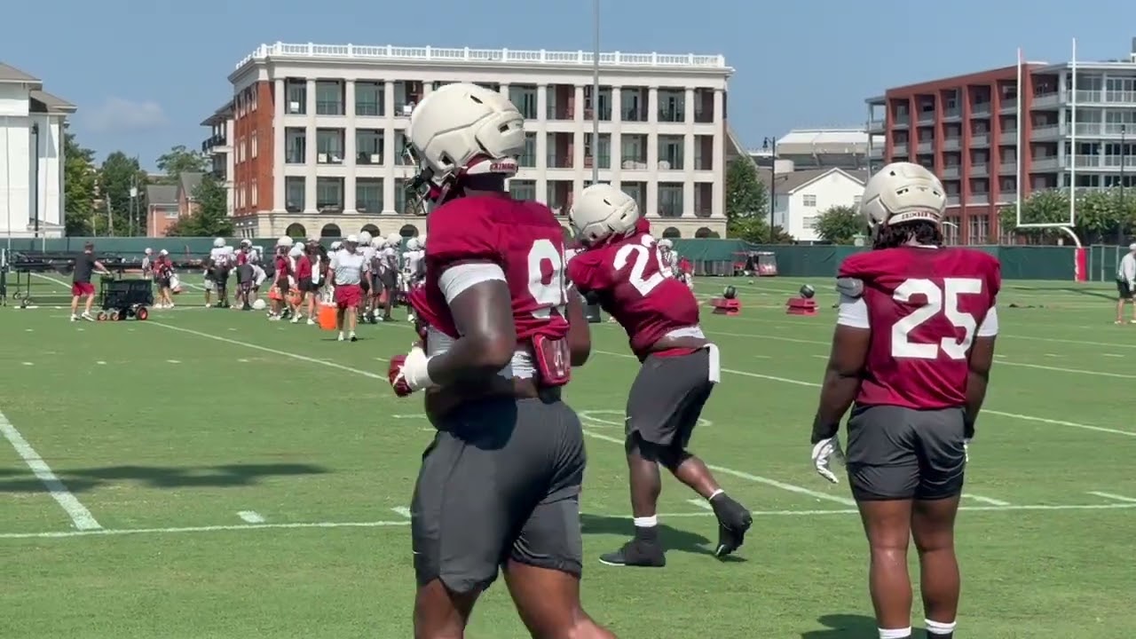 WATCH: Alabama Quarterbacks and Defensive Line at Fall Camp