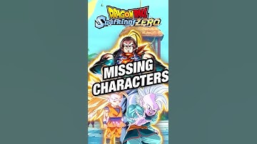 The Many Missing Characters in Dragon Ball Sparking Zero #goku #dbz #dragonball