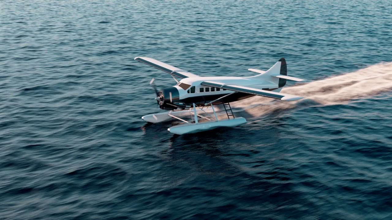 seaplane landing YouTube