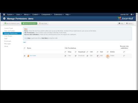 User Extranet for Joomla! 3 / Usergroups: Extranet access