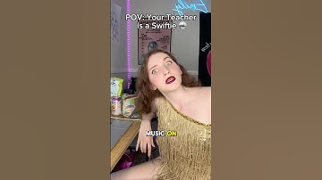POV: Your Teacher is a Swiftie 🪩 #taylorswift #pov #funny