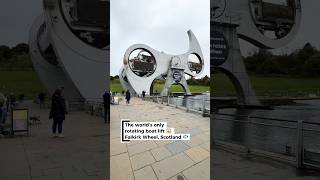 The world’s only rotating boat lift 😱 Falkirk Wheel, Scotland 🏴 #scottishcanals #uk