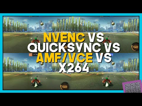 NVENC vs AMF/VCE vs QuickSync vs X264 - ULTIMATE Encoder Quality Analysis 2020