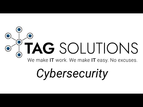 TAG Solutions - Cybersecurity - video from TAG Solutions
