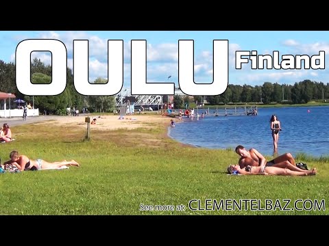 3 minutes walk through the streets of Oulu, Finland - Virtual city tour