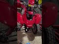 New Adventure red plastics installed on our 2002 400ex, plus new OEM seat and graphics.