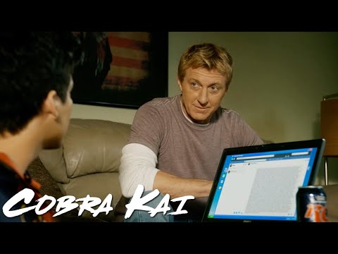 Cobra Kai | Johnny Doesn't Know How To Use Facebook