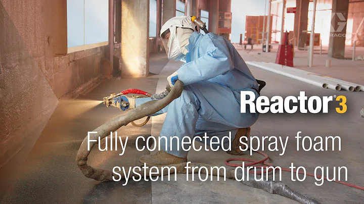 Foam insulation and polyurea sprayer Reactor 3 from Graco