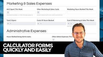 How To Build A Calculator Form Easily Without Any Coding